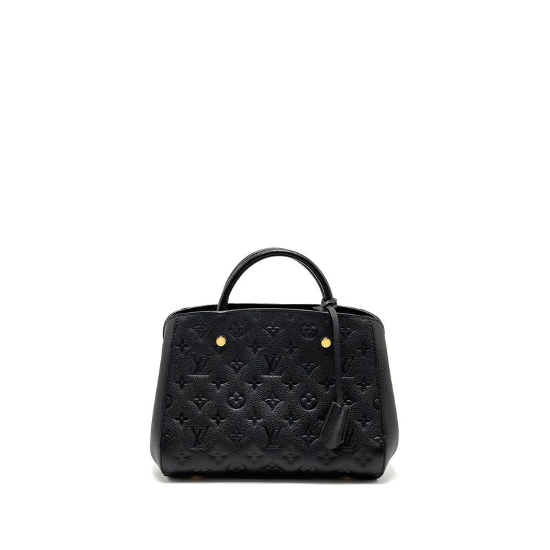 Louis Vuitton Montaigne BB Monogram Empreinte Black GHW