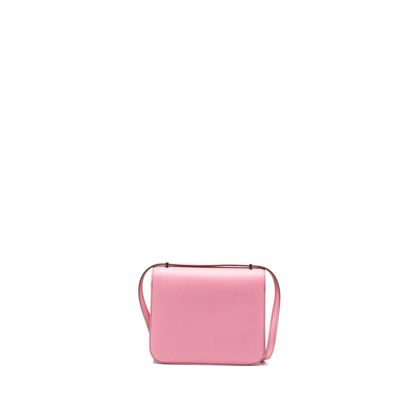 Hermes Mini Constance Epsom 5p Bubblegum Pink SHW Stamp Z