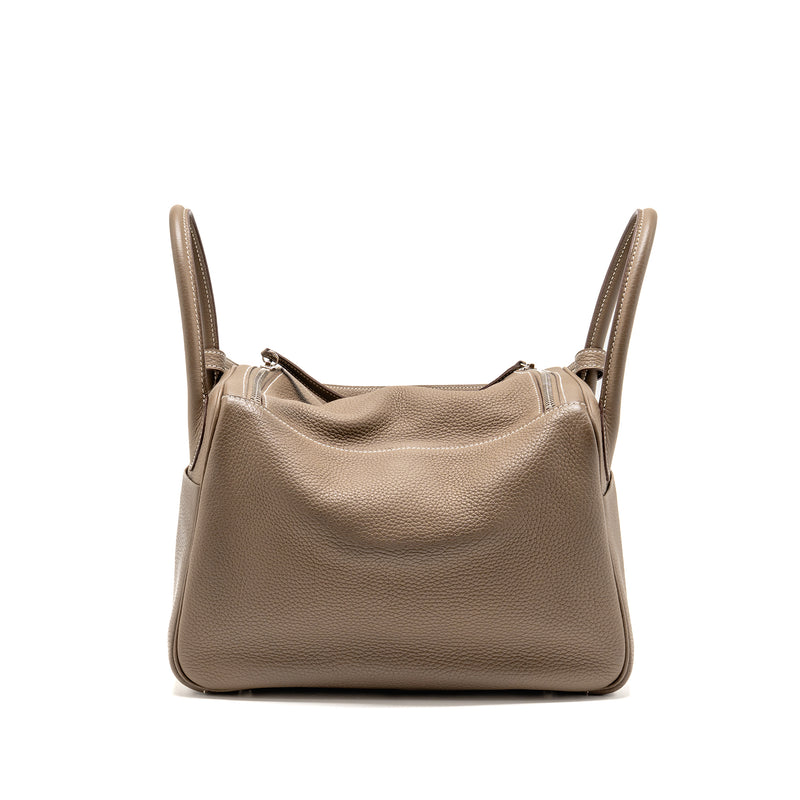 Hermes Lindy 30 Clemence Etoupe SHW Stamp D