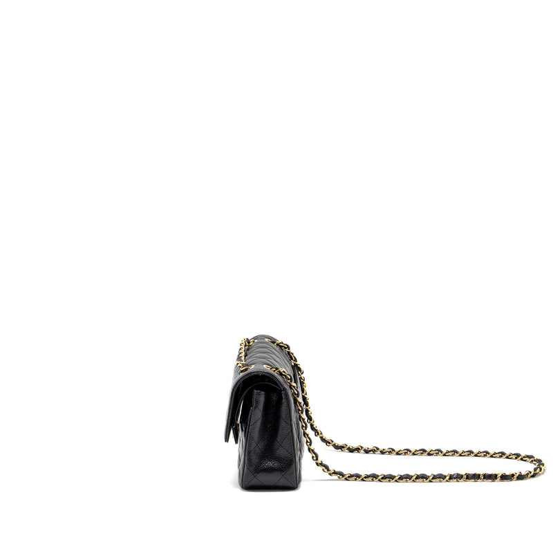 Chanel Small classic double flap bag caviar black GHW
