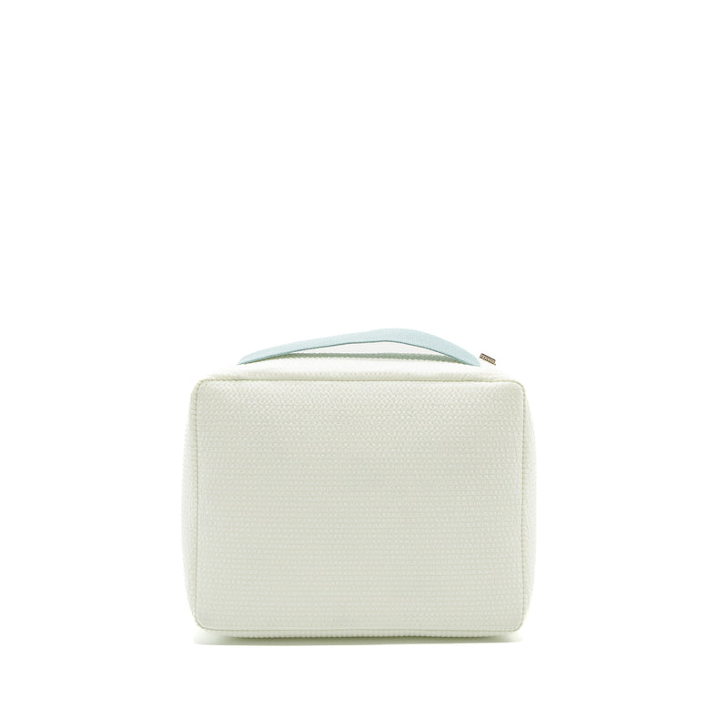 Hermes Toogo Cabriole Case, Medium Model Cotton Vert Aqua SHW