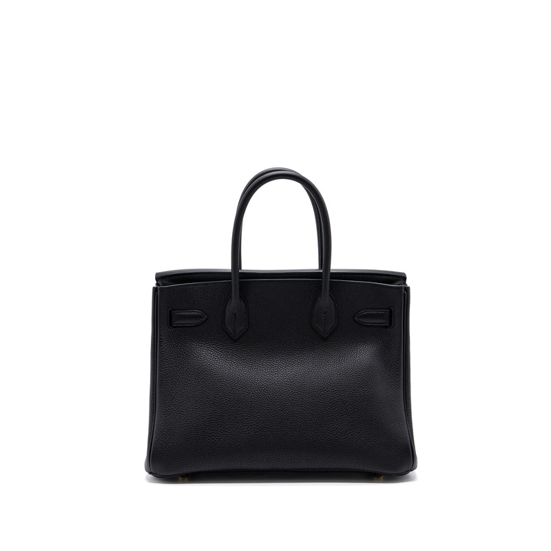 Hermes Birkin 30 3 in 1/ 3 en 1 Togo/ Swift/ Canvas Black GHW Stamp U