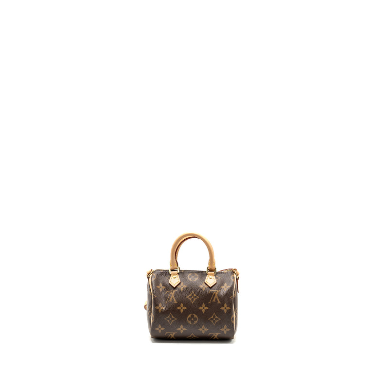 Louis Vuitton Nano Speedy Monogram Canvas GHW (Old Version)