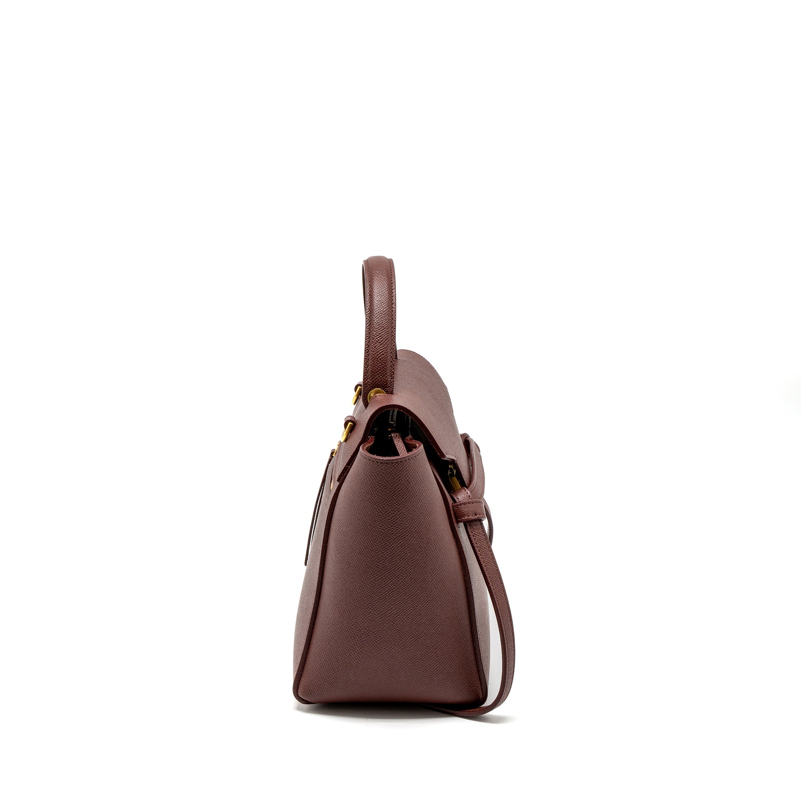 Micro belt bag in grained calfskin best sale