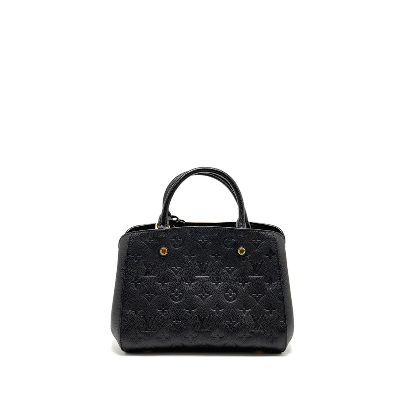 Louis Vuitton Montaigne BB Monogram Empreinte Black GHW