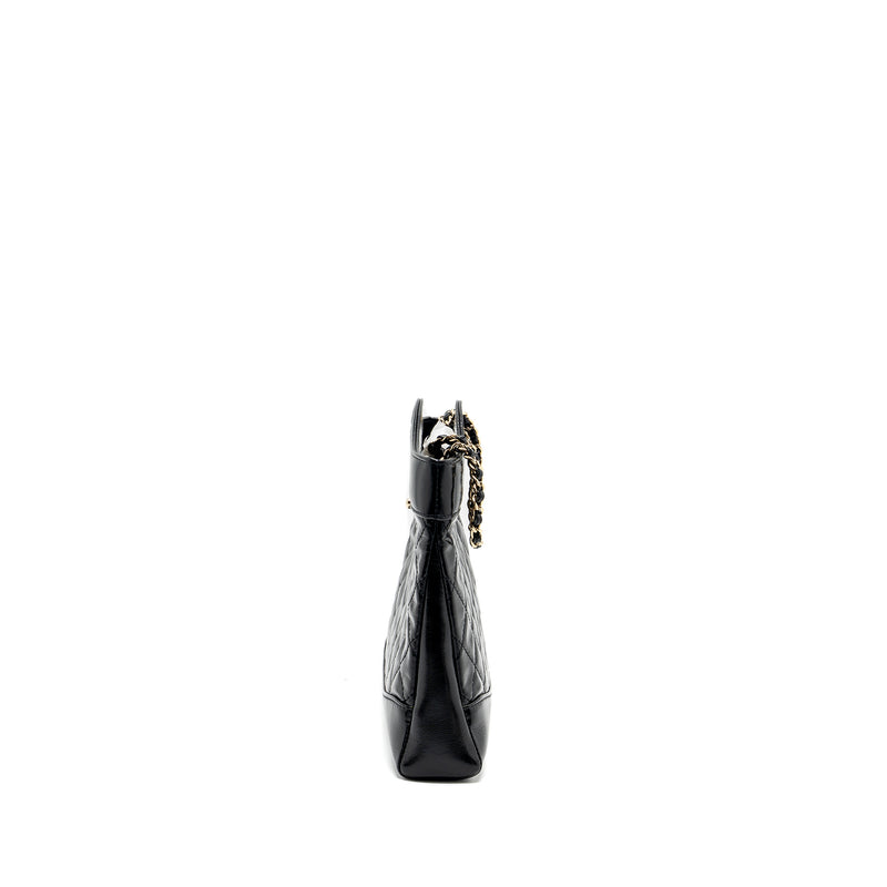 Chanel 23C mini 31 bag shiny calfskin black LGHW (microchip)