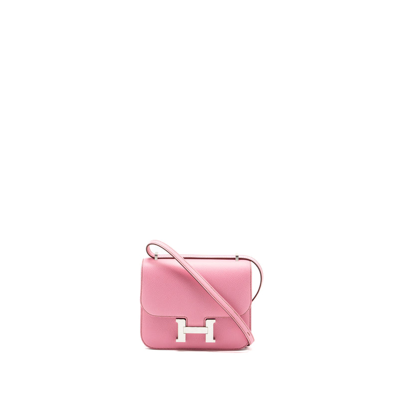 Hermes Mini Constance Epsom 5p Bubblegum Pink SHW Stamp Z