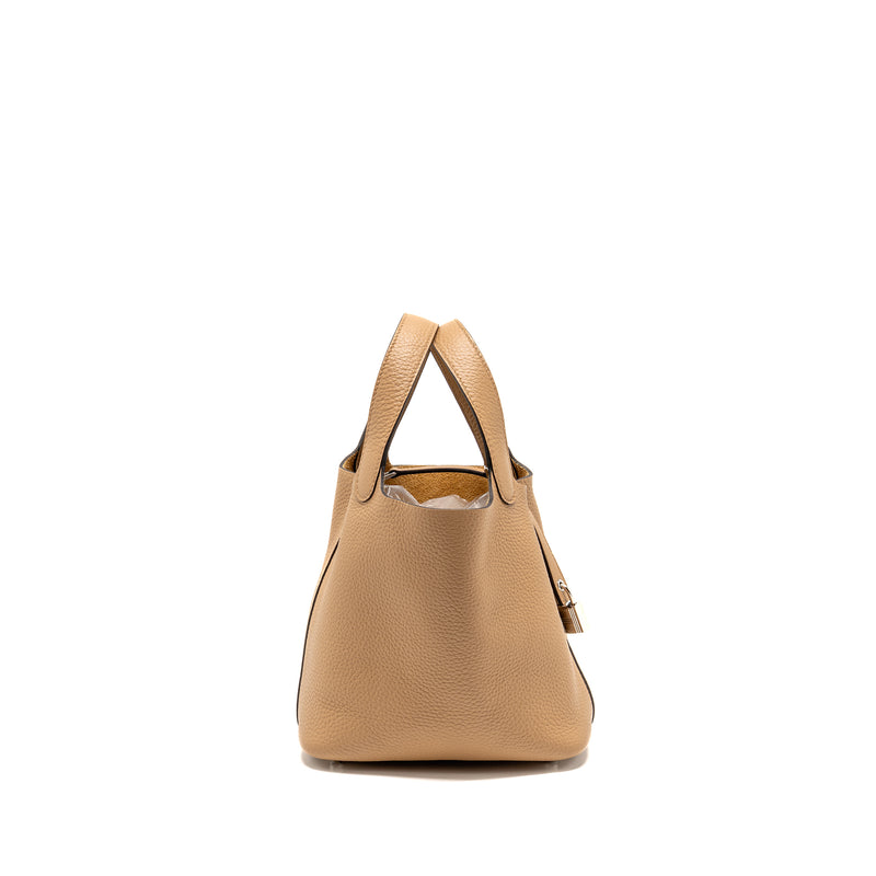 Hermes Picotin 18 Lock Bag Clemence Chai SHW Stamp B