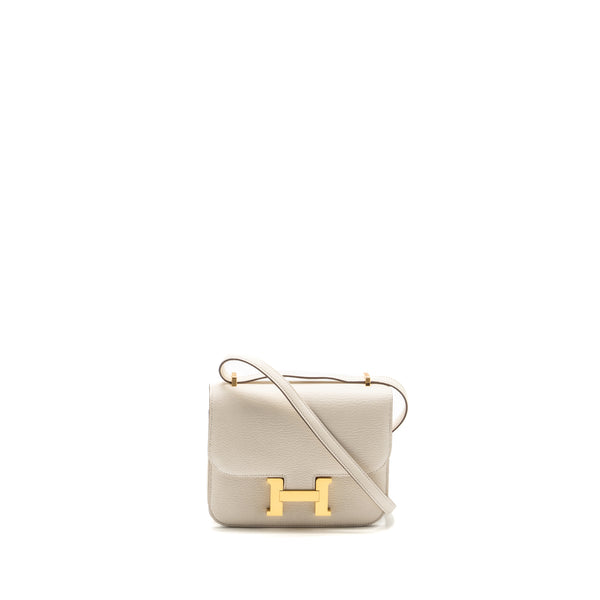 Hermes Mini Constance Chèvre Mysore Nata GHW stamp U