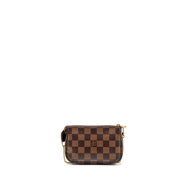 Louis Vuitton Mini Pochette Accessories Damier Ebene GHW