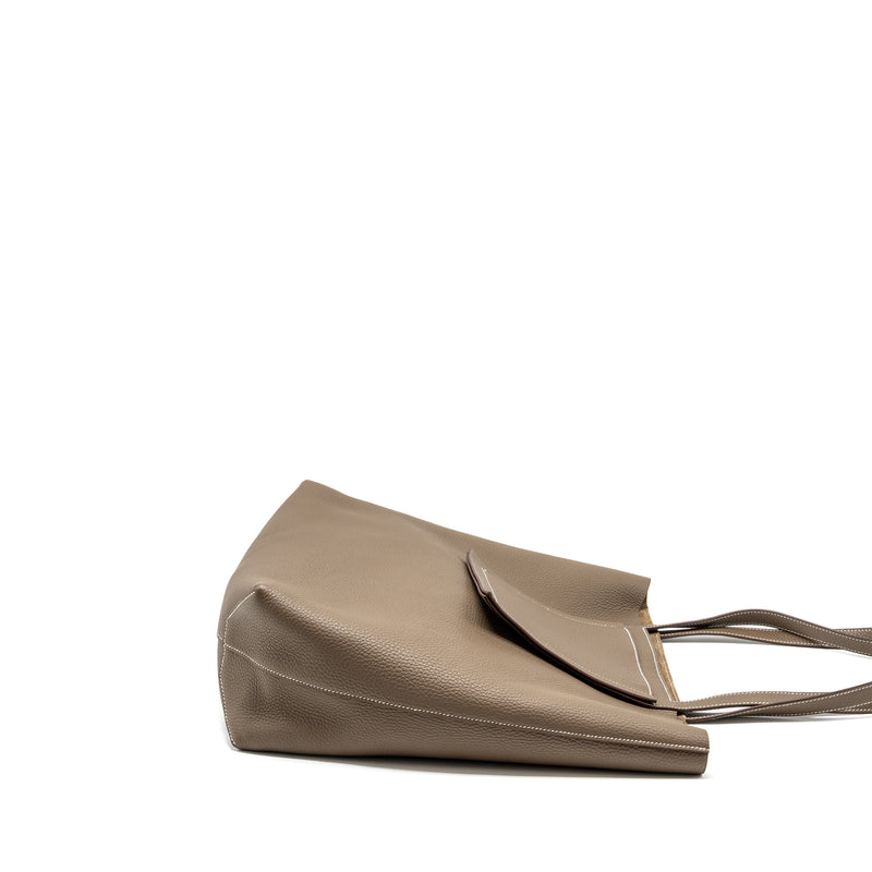 Hermes Cabasellier 46 Clemence Etoupe Stamp U