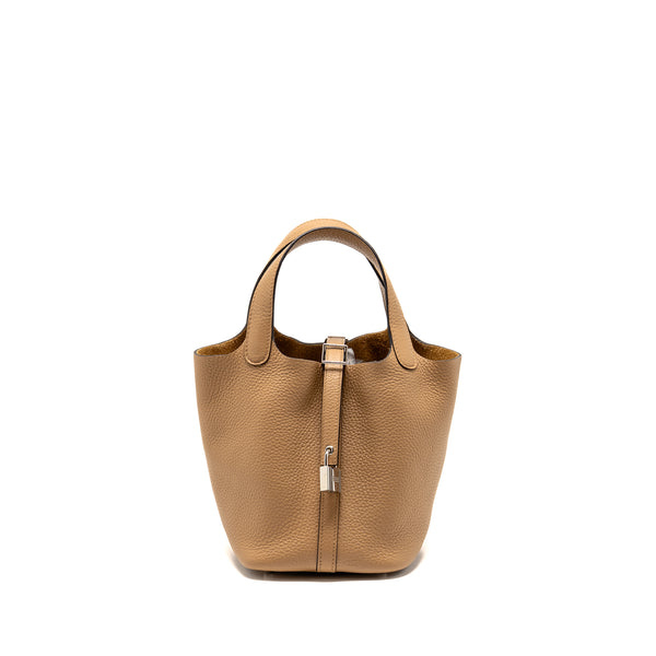 Hermes Picotin 18 Lock Bag Clemence Chai SHW Stamp B