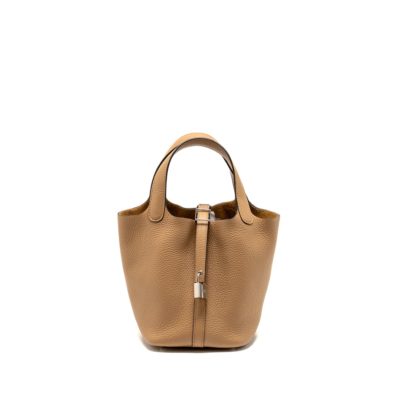 Hermes Picotin 18 Lock Bag Clemence Chai SHW Stamp B