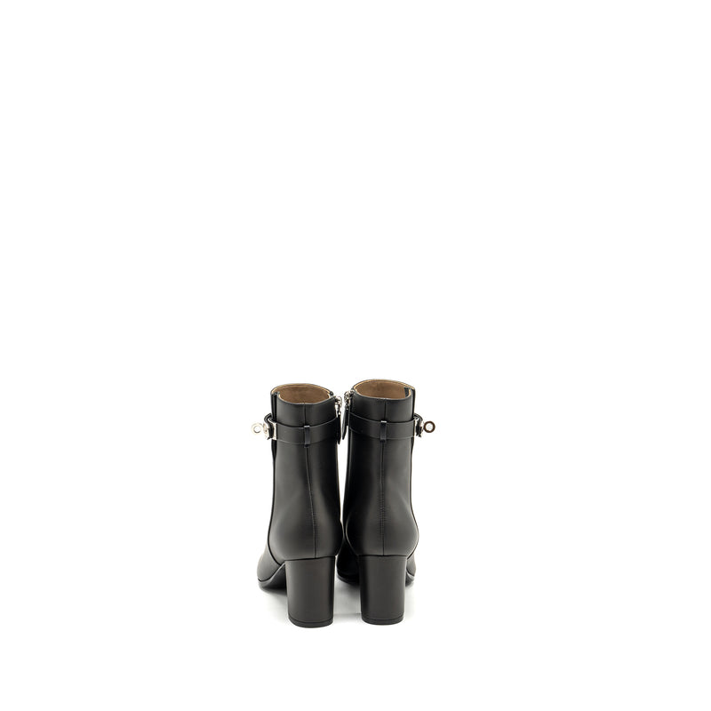 Hermes Size 36 Women’s Saint Germain Ankle Boot Calfskin Black SHW