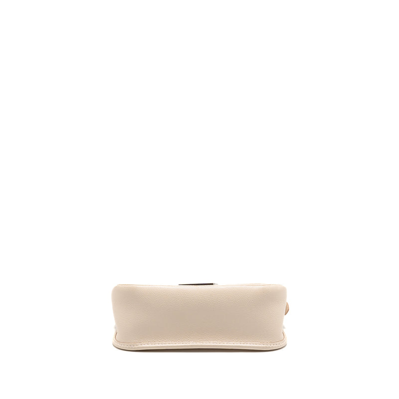 Louis Vuitton Buci Bag Epi Leather Quartz White SHW