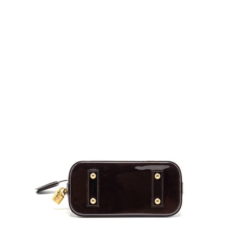 Louis Vuitton Alma BB Patent Amatante GHW