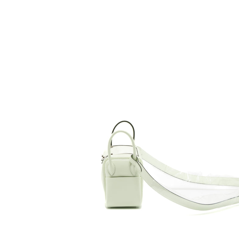 Hermes Mini Lindy Swift Vert Fizz SHW Stamp U