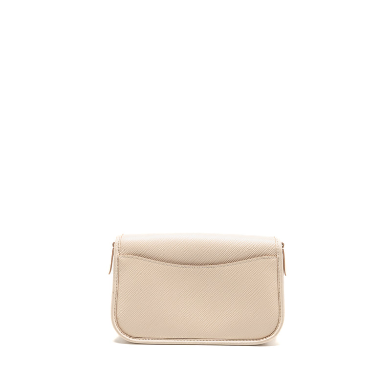 Louis Vuitton Buci Bag Epi Leather Quartz White SHW