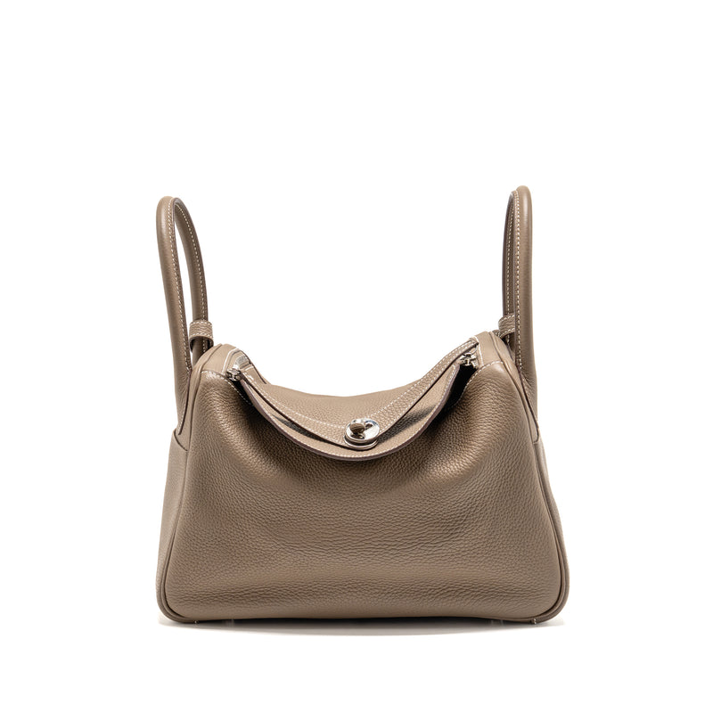 Hermes Lindy 30 Clemence Etoupe SHW Stamp D