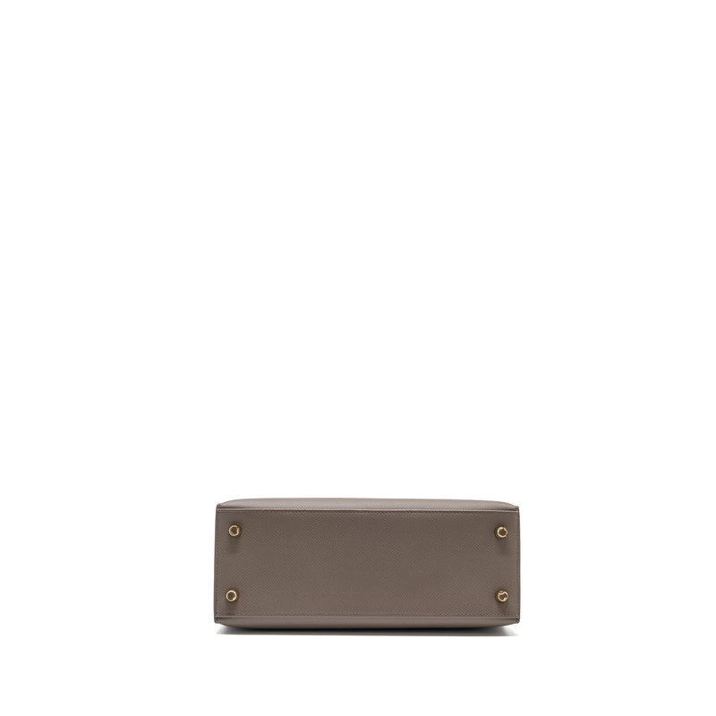 Hermes Kelly 25 Epsom 8F Gris Etain GHW Stamp D