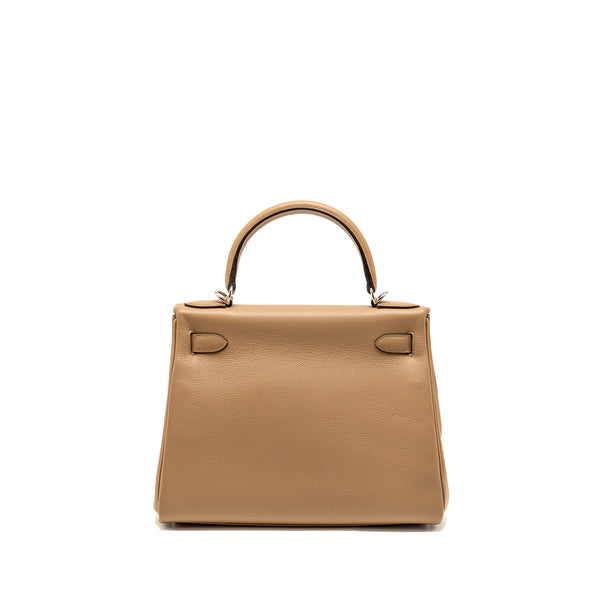 Hermes Kelly 28 Evercolor Chai SHW Stamp U