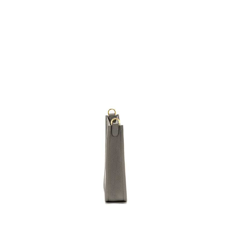 Hermes Mini Evelyne Clemence Gris Meyer GHW Stamp U