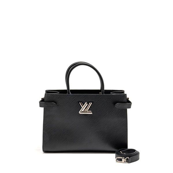 Louis Vuitton Twist Tote Bag EPI Black SHW