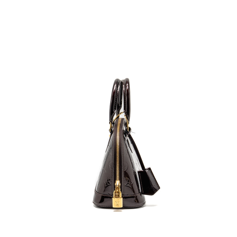 Louis Vuitton Alma BB Patent Amatante GHW