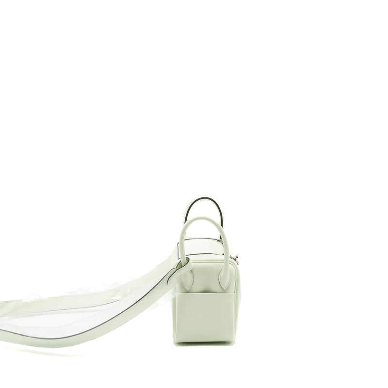Hermes Mini Lindy Swift Vert Fizz SHW Stamp U