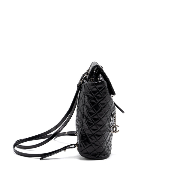 CHANEL Large QUILTED Mountain  BACKPACK CALFSKIN BLACK SHW