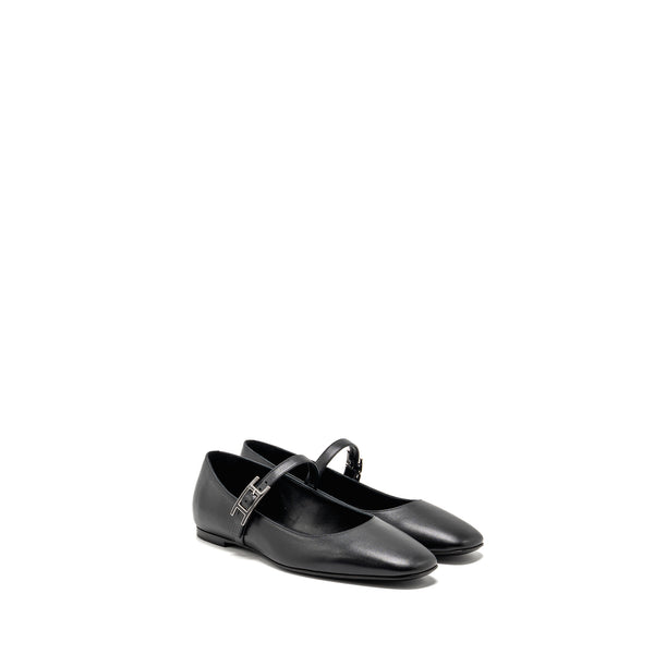 Hermes size 38 Jane Ballet Flat black
