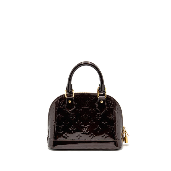 Louis Vuitton Alma BB Patent Amatante GHW