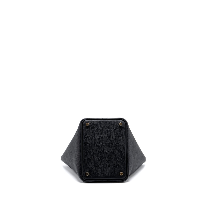 Hermes Picotin 18 Lock Bag Clemence Black GHW Stamp B