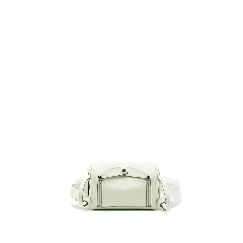 Hermes Mini Lindy Swift Vert Fizz SHW Stamp U