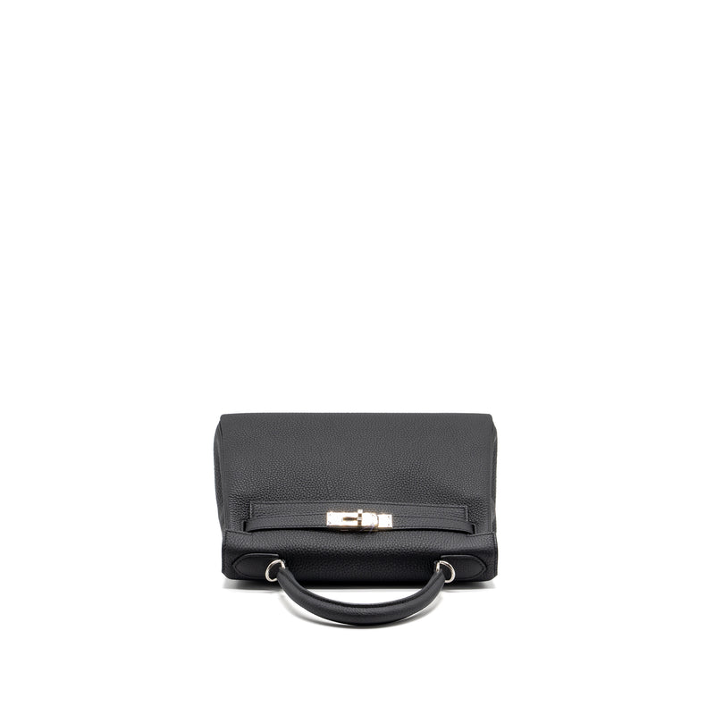 Hermes Kelly 28 Togo black SHW stamp U