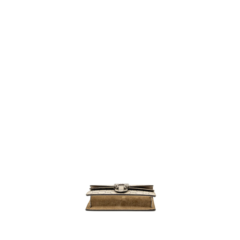 Gucci Super Mini Dionysus Bag GG Supreme Beige SHW