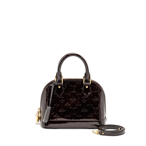 Louis Vuitton Alma BB Patent Amatante GHW