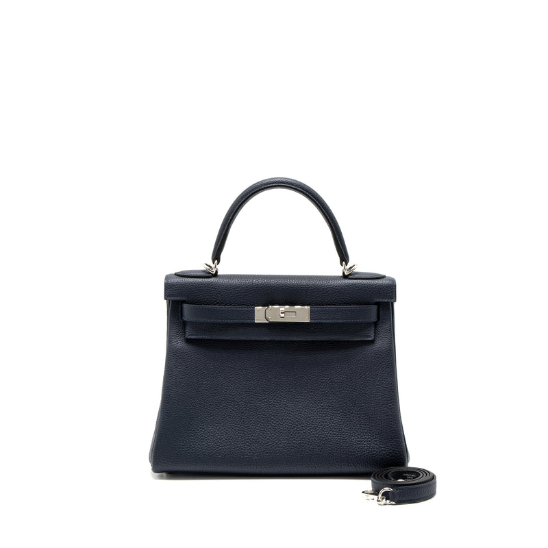 Hermes Kelly 28 Togo Blue Nuit SHW Stamp Y