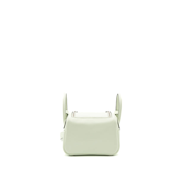 Hermes Mini Lindy Swift Vert Fizz SHW Stamp U