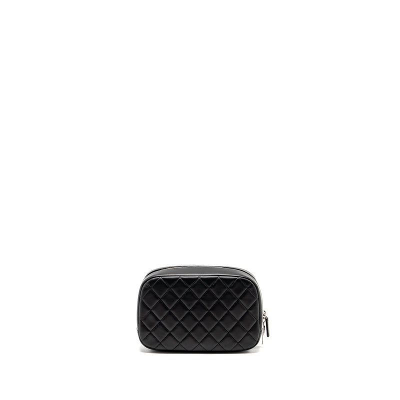 Chanel quilted makeup bag sale