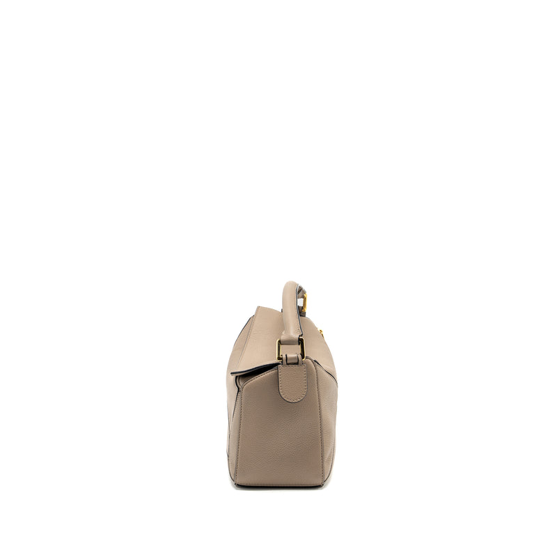 Loewe Small Puzzle Bag Calfskin Sand GHW