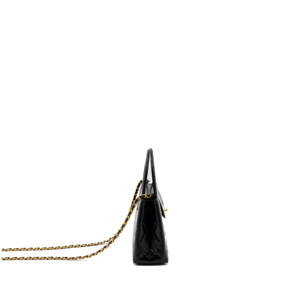 Chanel 23K kelly bag calfskin black GHW (microchip)