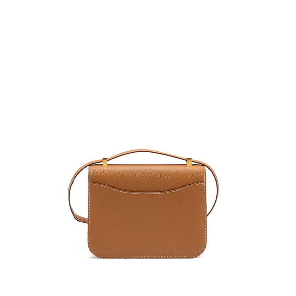 Hermes Constance 24 Epsom Gold GHW Stamp U