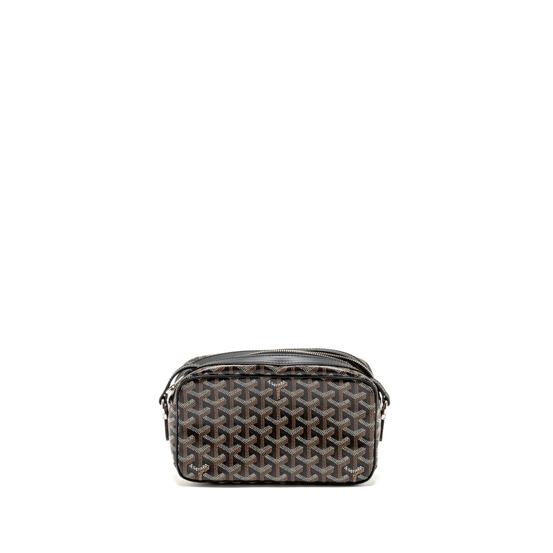 Goyard Cap Vert PM Crossbody Bag Goyardine Canvas/Leather Black SHW