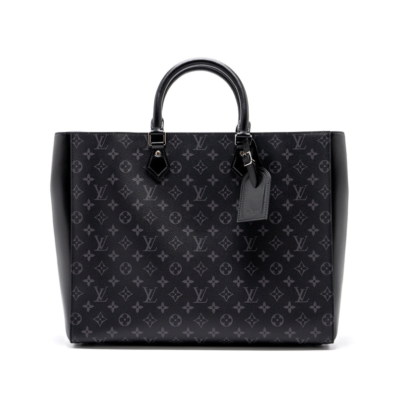Louis Vuitton Black Leather and Monogram Canvas Double V Bag Louis Vuitton