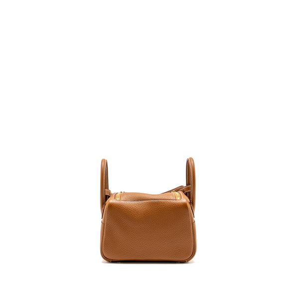Hermes Mini Lindy Clemence Gold GHW Stamp B