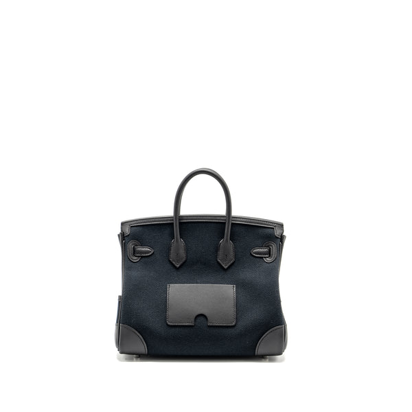 Hermes Birkin 25 Cargo Toile Geoland/Swift Black SHW Stamp B