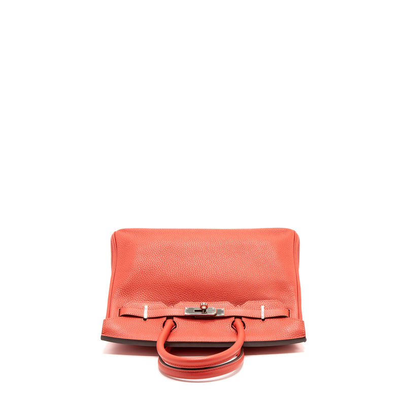 Hermes birkin 30 togo rose Jaipur SHW stamp T