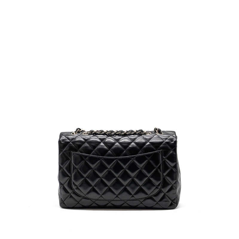Chanel Classic Jumbo Single Flap Bag Lambskin Black SHW