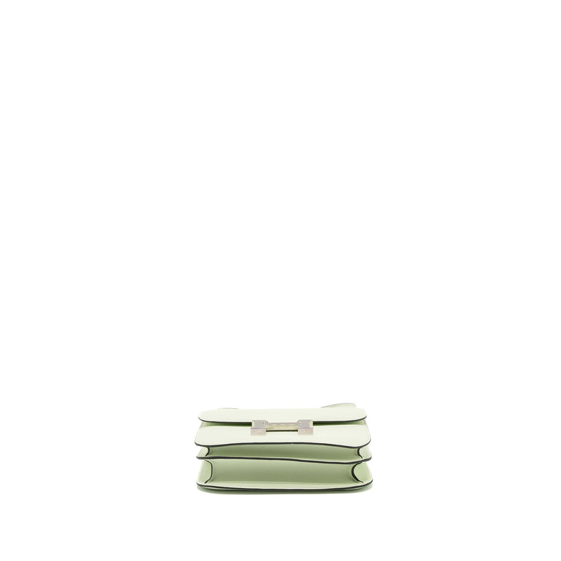 Hermes Mini Constance Epsom Vert Fizz SHW Stamp U (New Version)